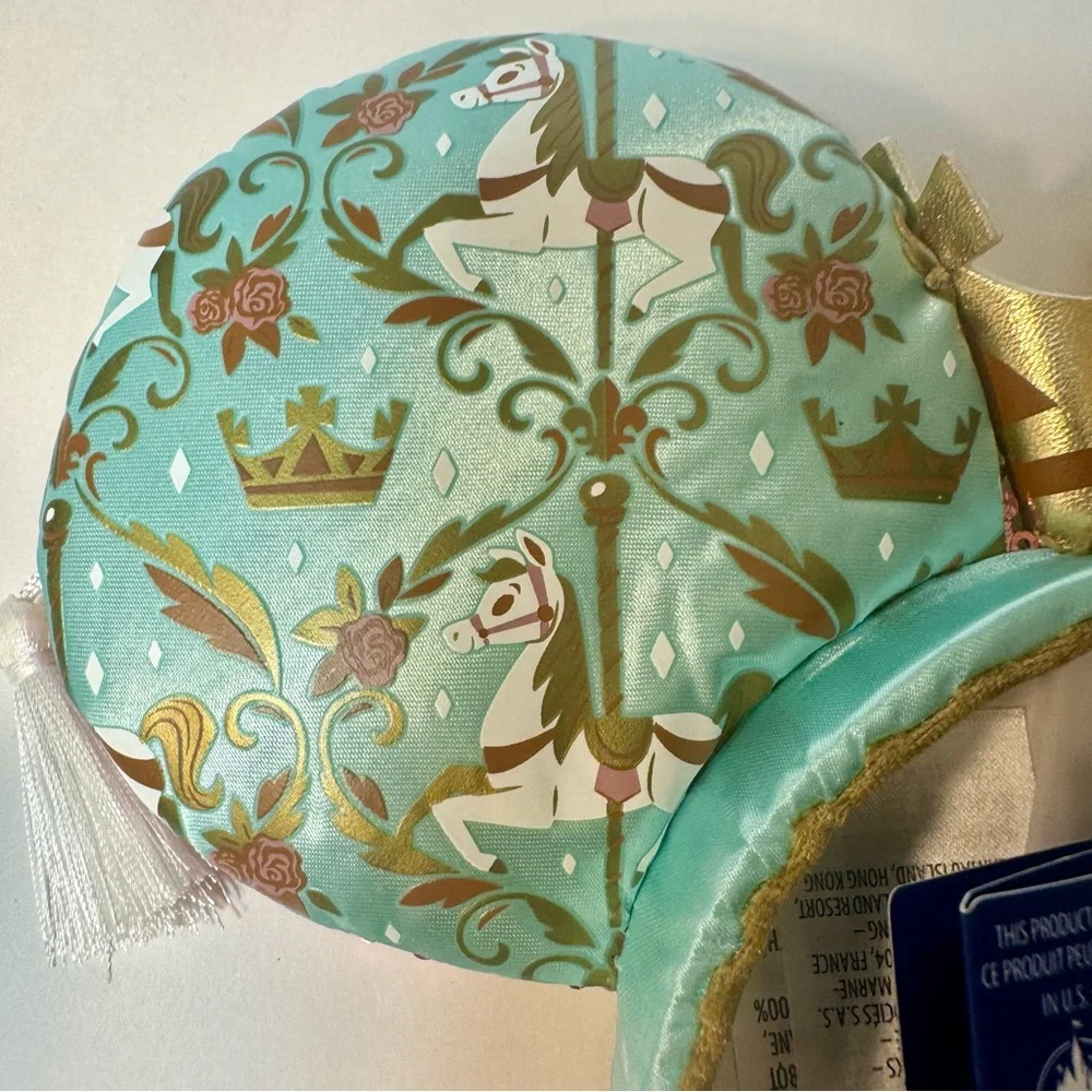 NWT. Carousel ears. Disney Mickey Mouse Ears Prince Charming limited edition - Picture 7 of 12